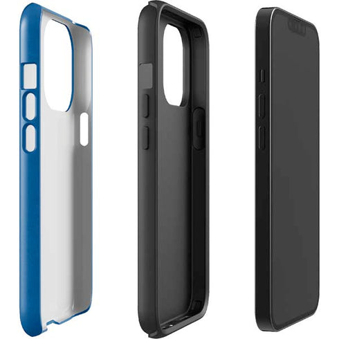 MLB Los Angeles Dodgers - Solid Distressed iPhone 15 Pro Impact Case